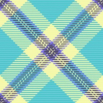 Detailed check pattern with wavy lines, woven fabric texture.  Ideal for back Stock Illustration