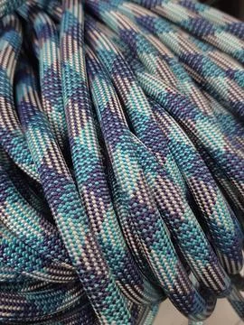 Detailed climbing rope surface texture Stock-Fotos