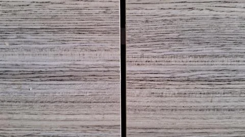 Detailed close up view of light grey rustic wooden planks texture Stock Photos