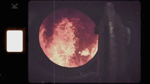 Detailed CloseUp View of a Rusty Mechanical Component Captured in Low Light Stock Footage 289920346