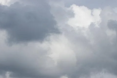 Detailed Cloudscape with White and Grey Cumulus Formation Overcast Sky Text.. Photos