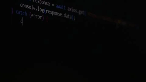Detailed Code View with Highlighting. Virus Code and Software Hack Concept. Stock Footage 278616919