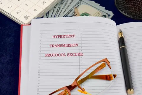 Detailed concept of secure communication protocols emphasizing the signific.. 스톡 사진