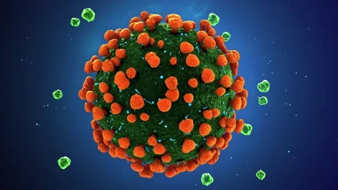 Detailed Coronavirus Particle Closeup Loop 스톡 동영상 162903797