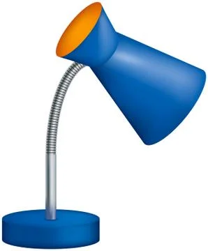 Detailed desk lamp Illustration