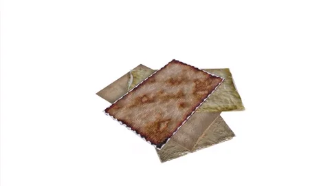 Detailed exploration of textured 3D rendering of various surfaces Stock Footage 284237874