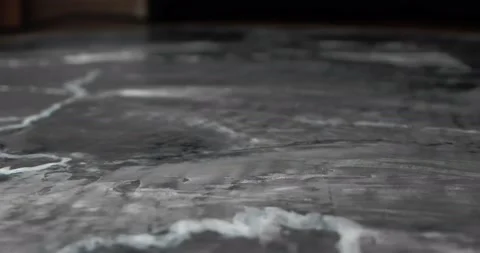 Detailed extreme close-up surface of decorative plaster gray marble Stock Footage 150256967