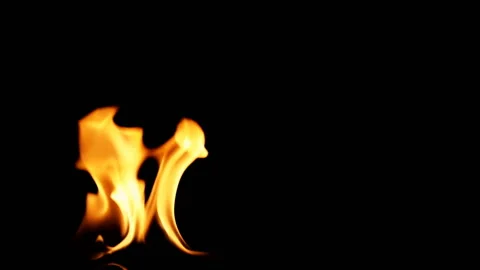 Detailed fire background ,slow motion, seamless loop Stock Footage 88728471