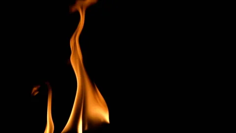 Detailed fire background ,slow motion, seamless loop Stock Footage 88730951