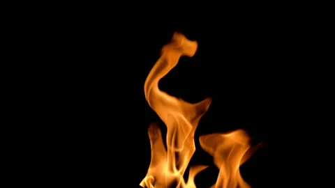 Detailed fire background ,slow motion, seamless loop Video stock 88731008