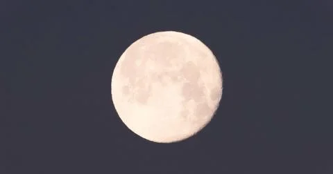 Detailed Full Moon Surface Stock Photos