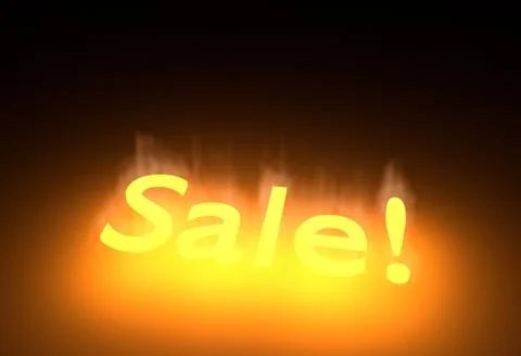 Detailed glowing burning fire hot sale 3d illustration Illustrazione stock