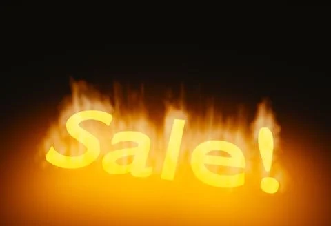Detailed glowing burning fire hot sale 3d illustration Stock Illustration