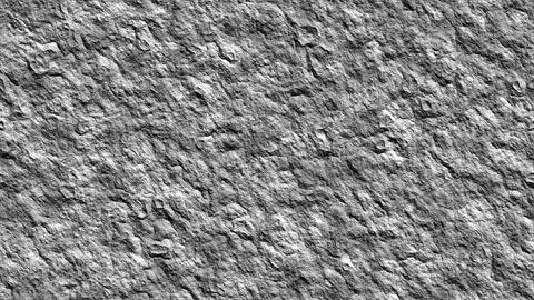 Detailed gray stone texture with rough surface and shadowed crevices creating Stock Illustration