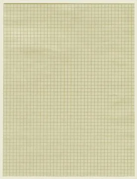 Detailed grid pattern on vintage graph paper Foto stock