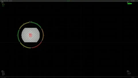 Detailed HUD interface animation showcasing circular data display and monit.. Stock Footage 328273838