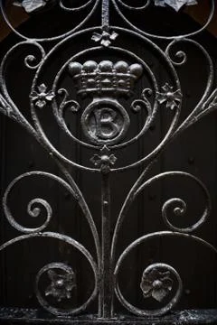 Detailed ironwork Stock Photos