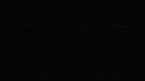 A detailed line graph depicting performance metrics over a period of time Stock Footage 339618200