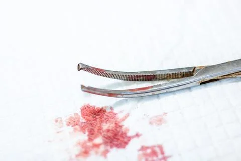 Detailed macro image highlighting risks and precision in emergency medical Stock Photos