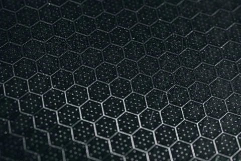 A detailed macro image showing the hexagonal pattern and dotted. Stock Photos