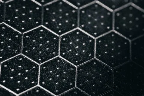 A detailed macro image showing the hexagonal pattern and dotted. Stock Photos