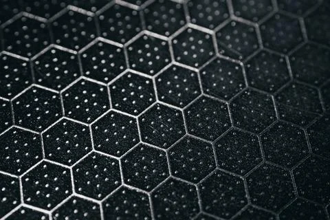 A detailed macro image showing the hexagonal pattern and dotted. Stock Photos