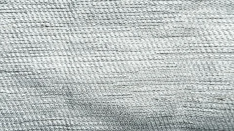 Detailed macro view of coarse white woven linen texture for sustainable packa Stock Photos