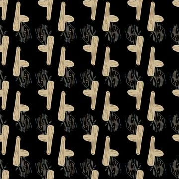 Detailed marine shell pattern in an elegant repeat format. Stock Illustration