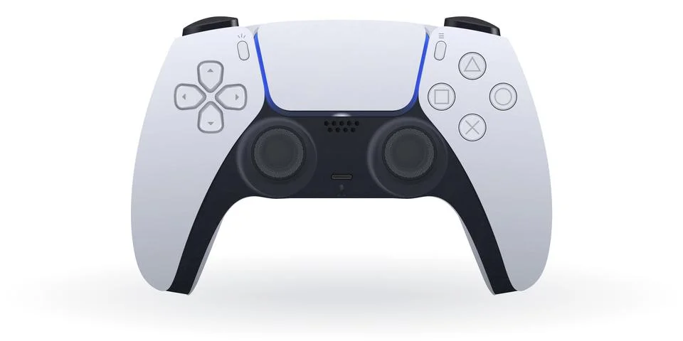 Detailed Next Generation Dualsense Controller Vector Illustration Playstation 5 Illustrazione stock
