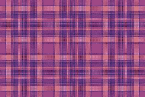 Detailed pixel art plaid pattern with retro vibes. Perfect for backgrounds, t Illustrazione stock