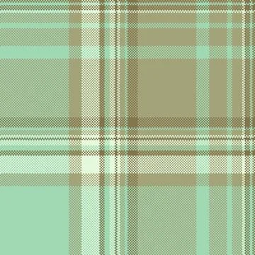 Detailed pixel art plaid pattern in soothing neutral tones. Excellent for bac Stock Illustration