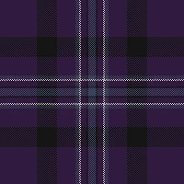 Detailed pixel tartan pattern. A classic Scottish fabric, it evokes heritag.. Stock Illustration