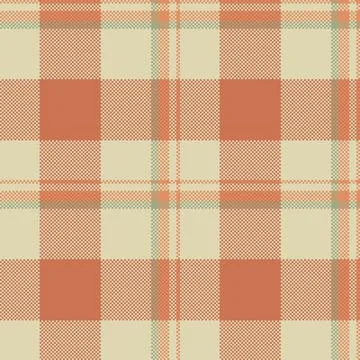 Detailed pixelated plaid pattern. Texture represents comfort and tradition. I Illustrazione stock