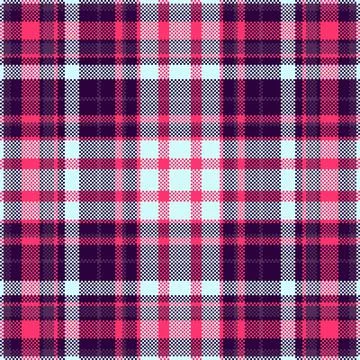 Detailed pixelated tartan pattern. Perfect for backgrounds, textures, and d.. Illustrazione stock