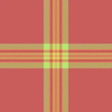 Detailed pixelated tartan pattern. Textile design with intersecting lines on  스톡 일러스트