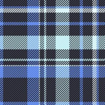 Detailed plaid pattern with blue and grey shades. Classic Scottish design. Id Stock Illustration