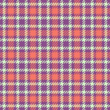 Detailed plaid pattern. Decorative repeat textile design, ideal for backgroun Stock Illustration