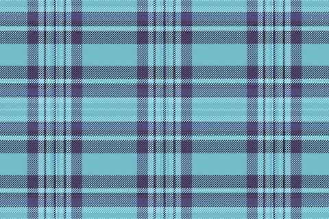 Detailed plaid pattern design in cool aqua and lavender tones. Represents str イラスト素材
