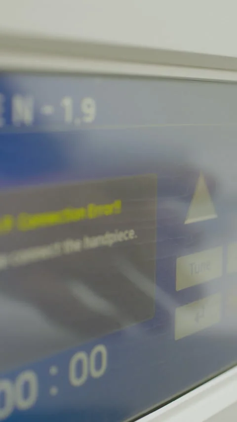 Detailed plan, screen path towards equipment control panel Stock Footage 345703537