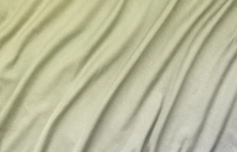 Detailed polyester white fabric texture with many folds Stock Illustration