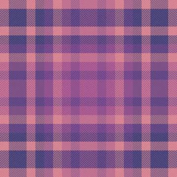 Detailed purple plaid pattern with a subtle herringbone texture. Great for ba Stock Illustration