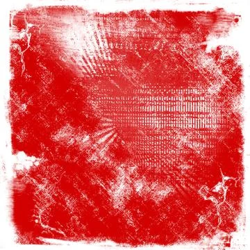 Detailed red grunge background Illustrazione stock