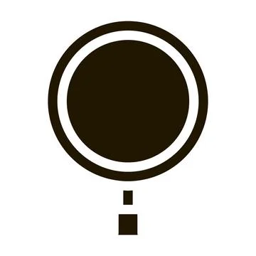 Detailed study of stomach icon Vector Glyph Illustration Stock Illustration