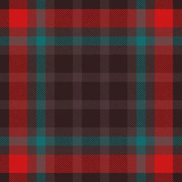 Detailed tartan pattern with a visually appealing symmetrical design in brown Stock Illustration