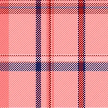 Detailed textile pattern featuring a classic plaid design in pink, red, and b 스톡 일러스트