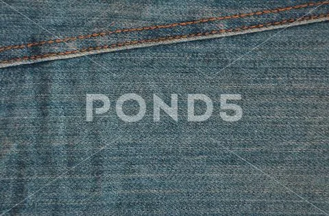 Detailed texture of dark denim cloth Stock Photos