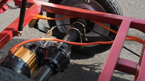 Detailed View of Engine and Framework 스톡 동영상 254415802