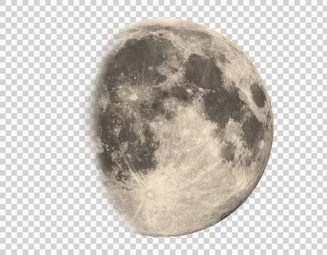 Detailed view of the full moon's surface with craters and maria visible 스톡 일러스트