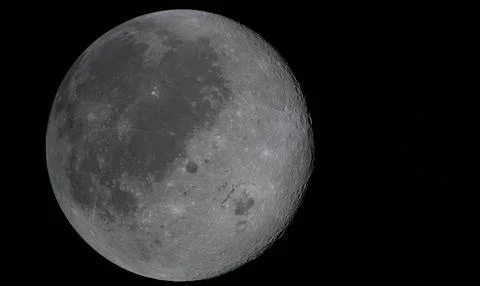 Detailed view of the Moon's far side in high-resolution. 스톡 일러스트