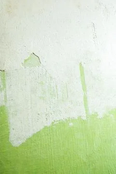 Detailed view of plaster layer on wall showing repair process and surface p.. Stock Photos